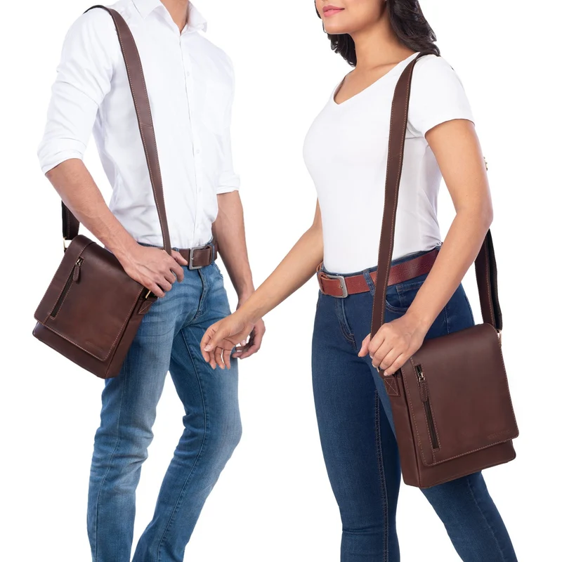 "Easton" Kleine Messenger Bag Echt Leder