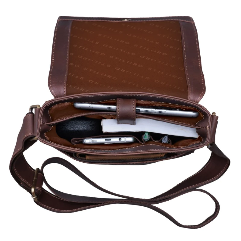 "Easton" Kleine Messenger Bag Echt Leder
