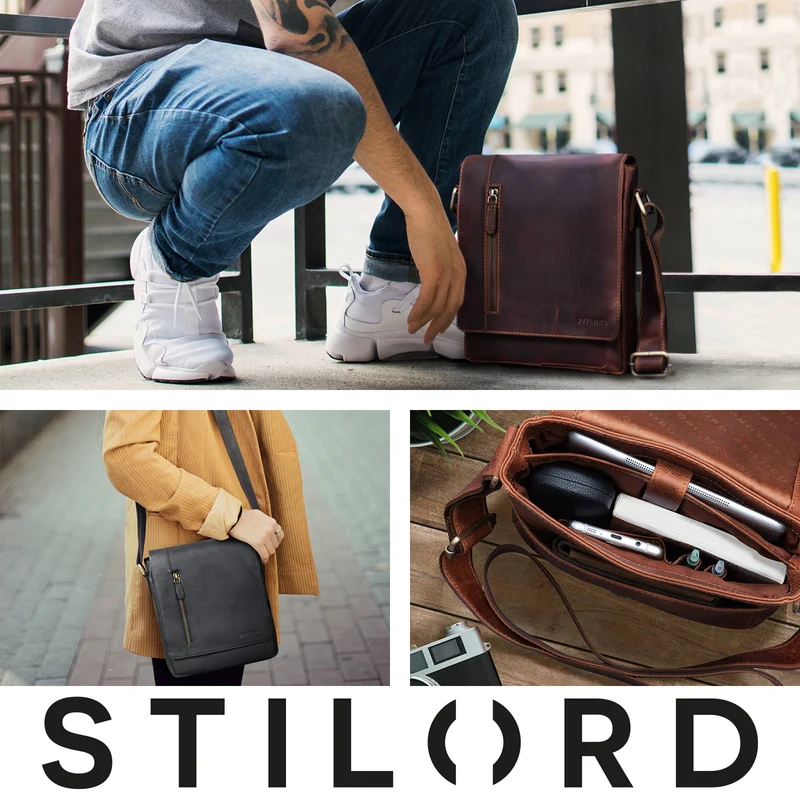 "Easton" Kleine Messenger Bag Echt Leder