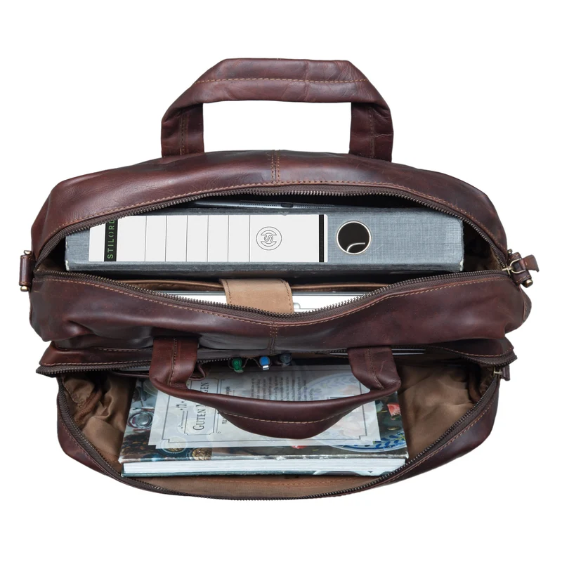 "Sanchez" Große Leder Tasche Vintage