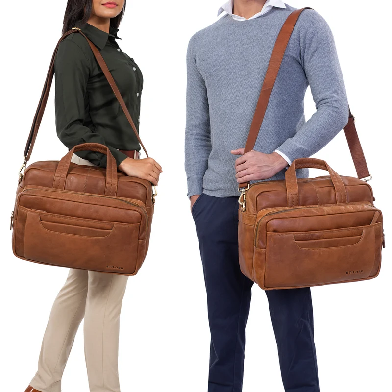 "Sanchez" Große Leder Tasche Vintage