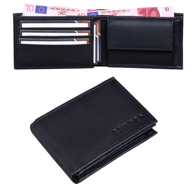 "Lincoln" Mini Geldbörse RFID Leder Herren