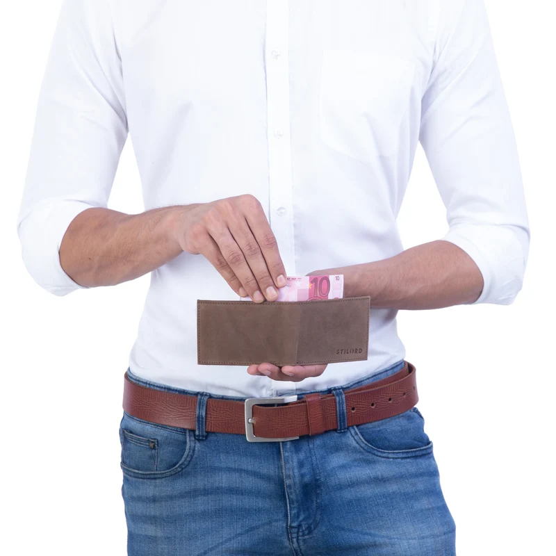 "Lincoln" Mini Geldbörse RFID Leder Herren