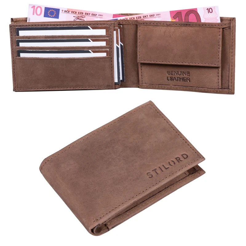 "Lincoln" Mini Geldbörse RFID Leder Herren