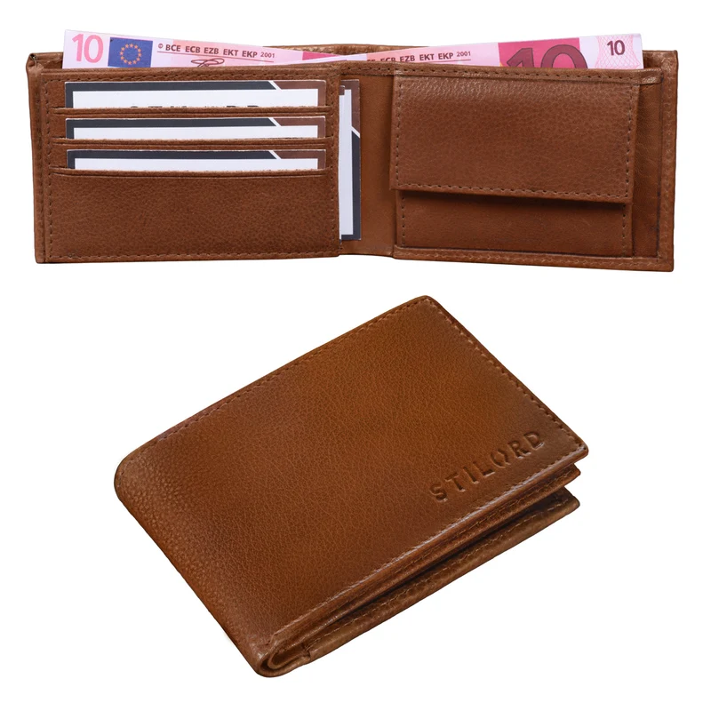 "Lincoln" Mini Geldbörse RFID Leder Herren