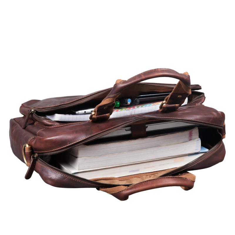 "Timon" Business Laptop Tasche Leder