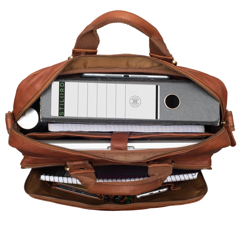 "Timon" Business Laptop Tasche Leder