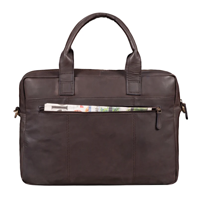 "Lorin" Leder Umhängetasche Laptop 15,6 Zoll