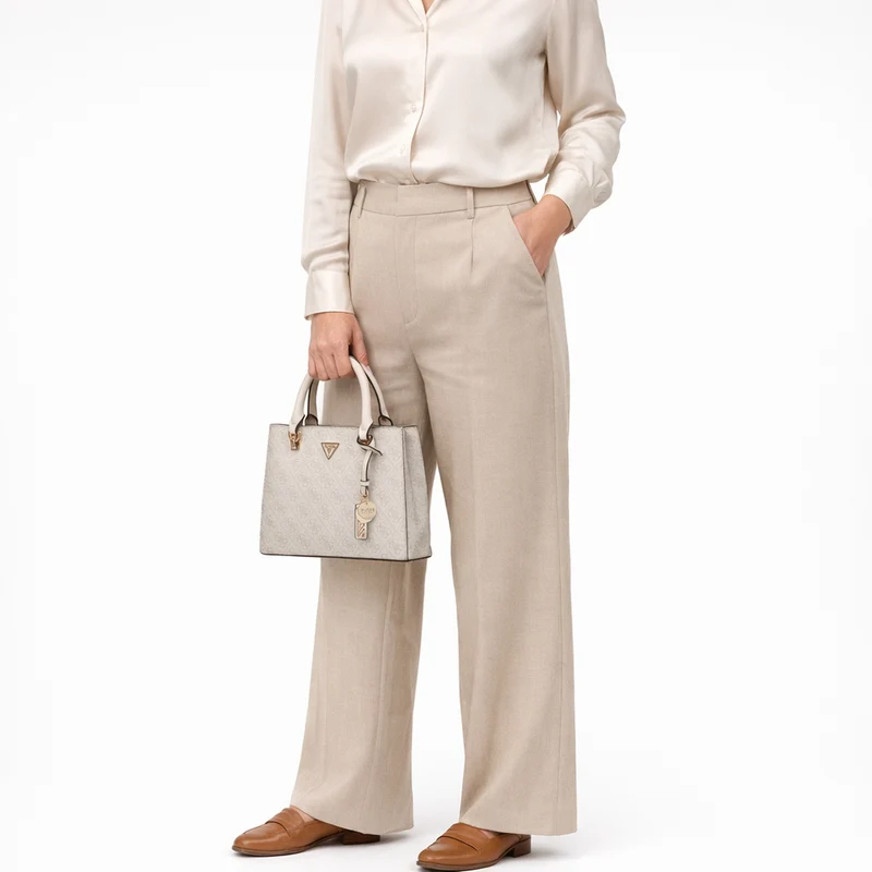 Guess Noelle ll - Henkeltasche 25 cm (bone logo)