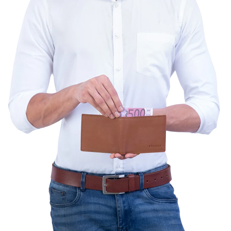 "Elliot" RFID Geldbeutel Herren Leder