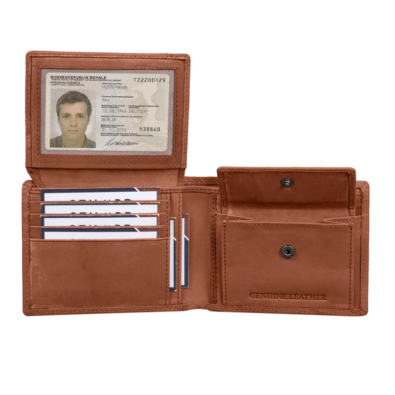 "Elliot" RFID Geldbeutel Herren Leder