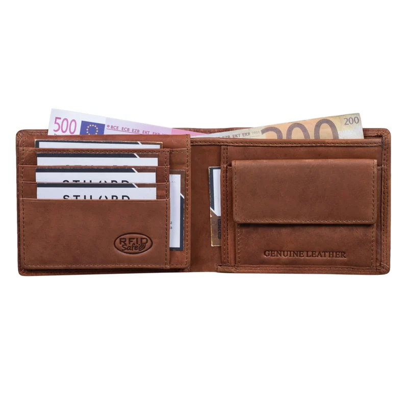 "Elliot" RFID Geldbeutel Herren Leder