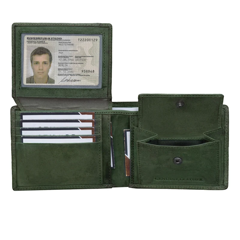 "Elliot" RFID Geldbeutel Herren Leder
