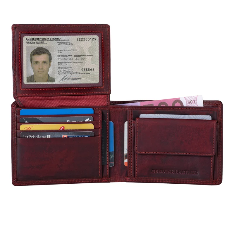 "Elliot" RFID Geldbeutel Herren Leder