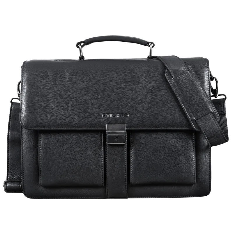 "Eros" Aktentasche Leder 15,6" Laptoptasche Businesstasche Echtleder