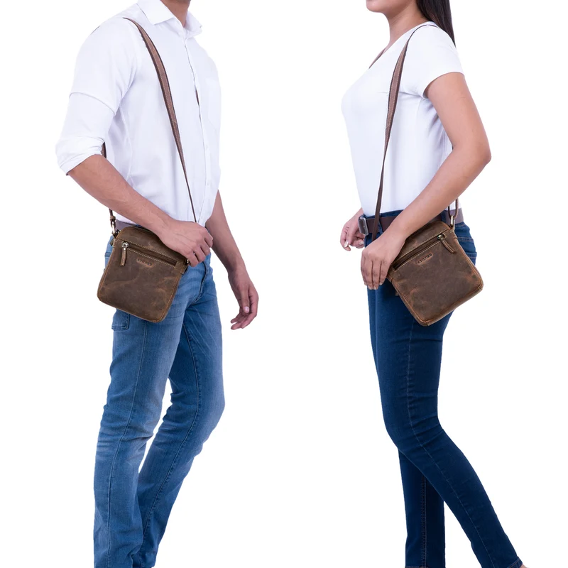 "Taylor" Kleine Tasche Leder Vintage