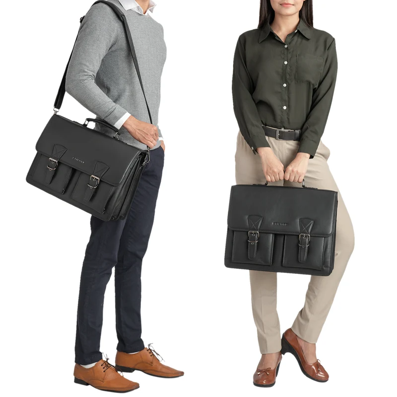 "Jeffrey" Lehrertasche Aktentasche Leder