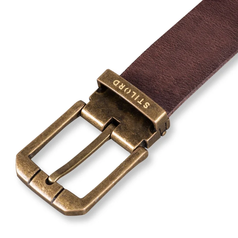 Vintage Ledergürtel Herren 80 -130 cm kürzbar