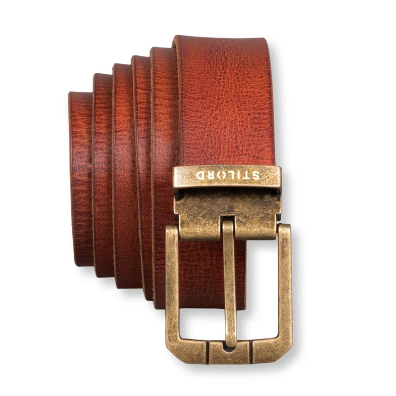 Vintage Ledergürtel Herren 80 -130 cm kürzbar