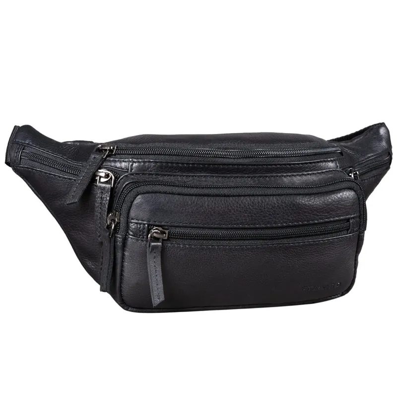 "Zion" Vintage Gürteltasche Echtleder Bauchtasche