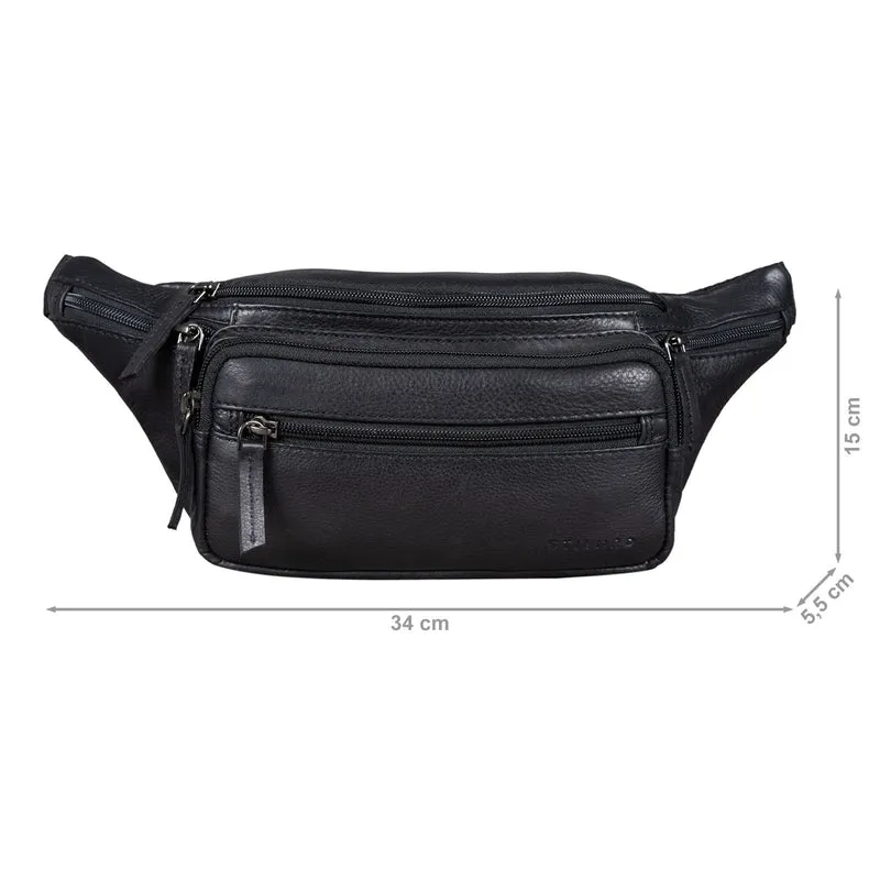 "Zion" Vintage Gürteltasche Echtleder Bauchtasche