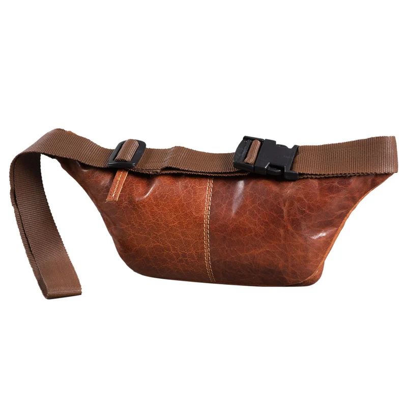 "Zion" Vintage Gürteltasche Echtleder Bauchtasche