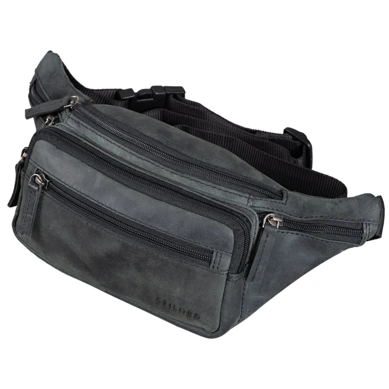 "Zion" Vintage Gürteltasche Echtleder Bauchtasche