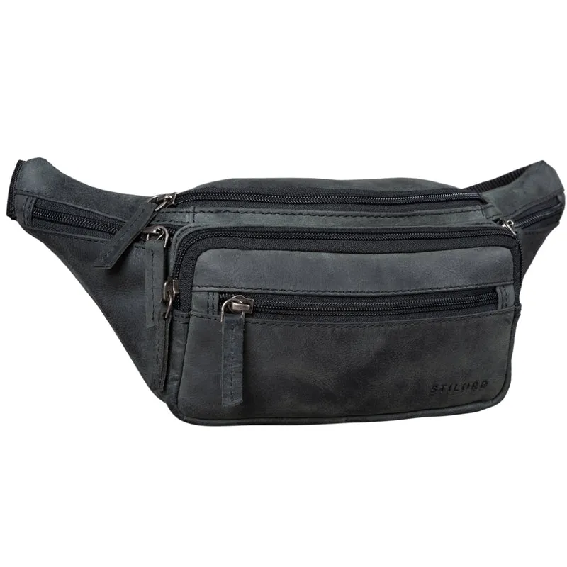 "Zion" Vintage Gürteltasche Echtleder Bauchtasche