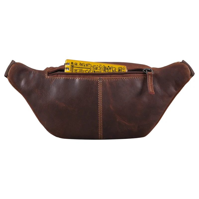 "Zion" Vintage Gürteltasche Echtleder Bauchtasche