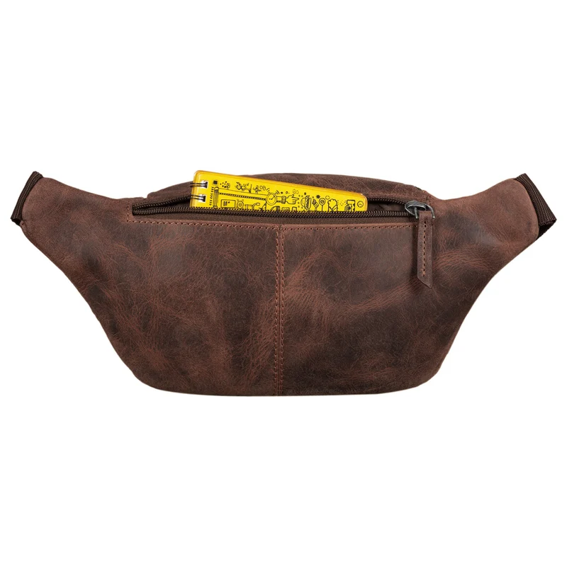 "Zion" Vintage Gürteltasche Echtleder Bauchtasche