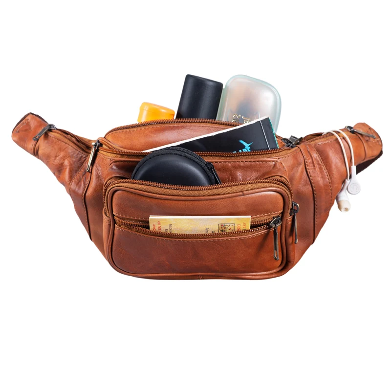 Bauchtasche "Maverick" Gürteltasche Weiches Leder