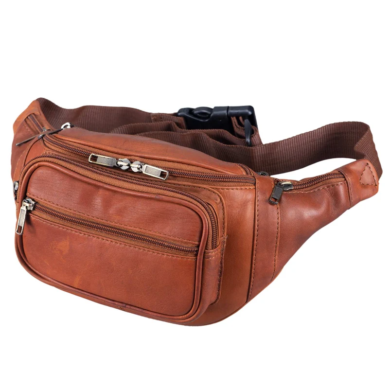 Bauchtasche "Maverick" Gürteltasche Weiches Leder