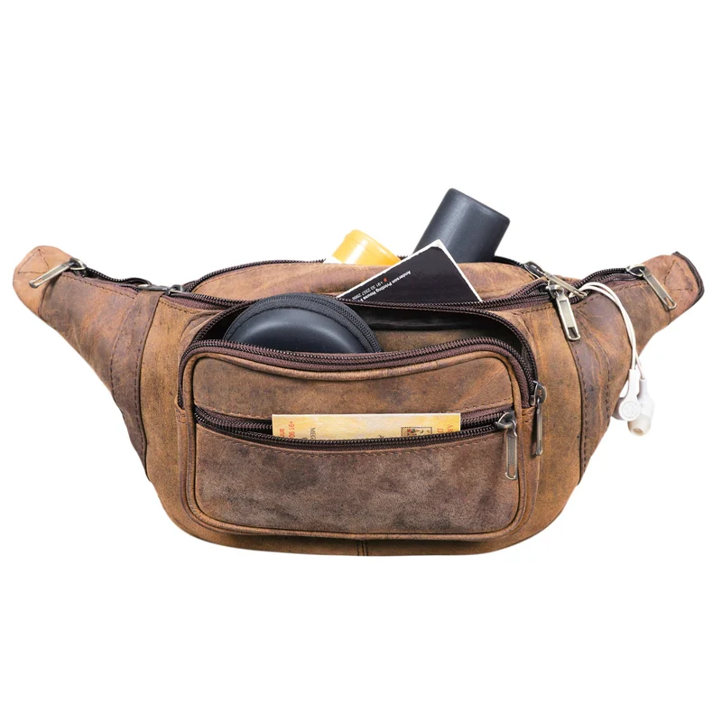 Bauchtasche "Maverick" Gürteltasche Weiches Leder