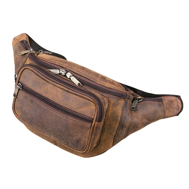 Bauchtasche "Maverick" Gürteltasche Weiches Leder