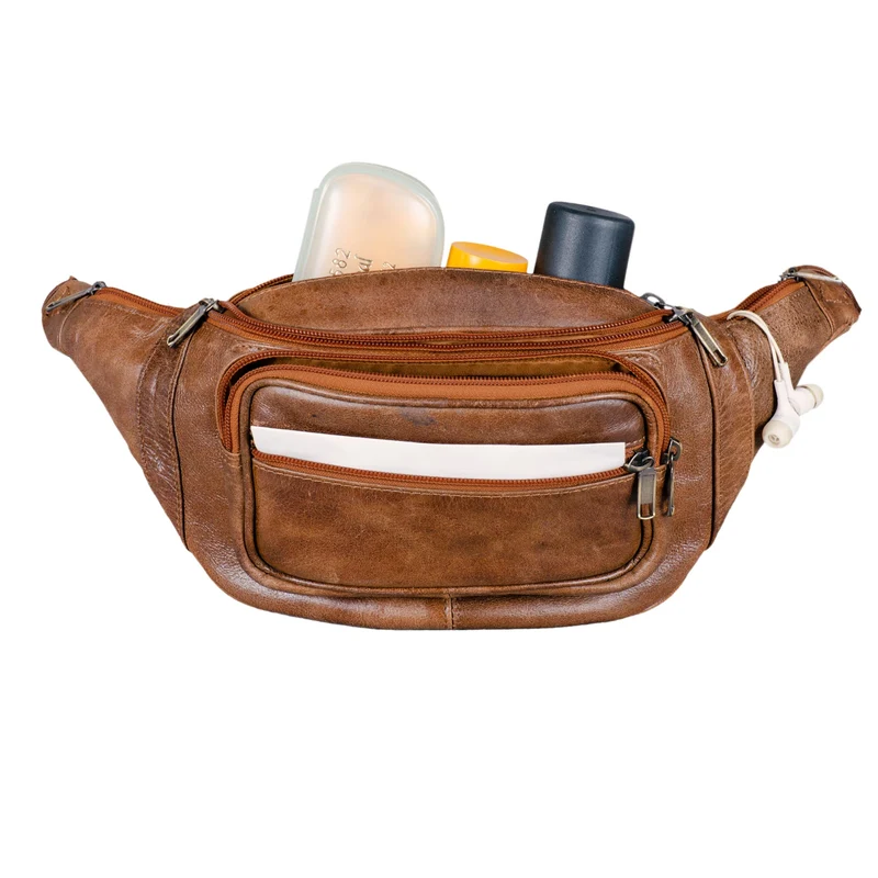 Bauchtasche "Maverick" Gürteltasche Weiches Leder