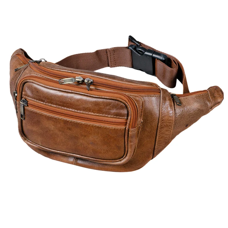 Bauchtasche "Maverick" Gürteltasche Weiches Leder