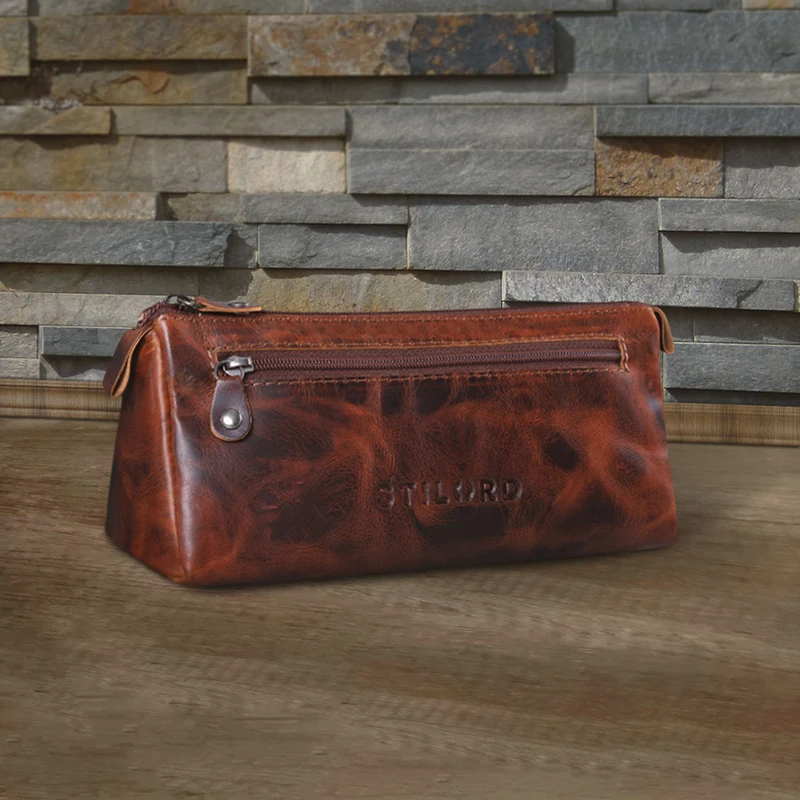 "Alexis" Vintage Leder Etui