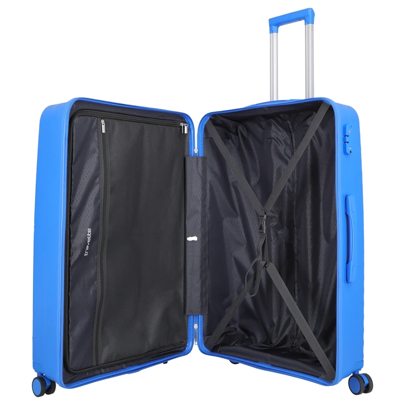 Travelite Pacific - 4-Rollen-Trolley L 78 cm (blue)