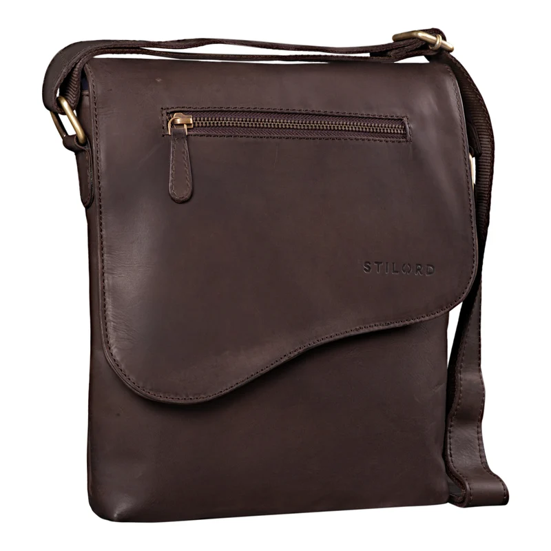 "Amelio" Vintage Leder Umhängetasche