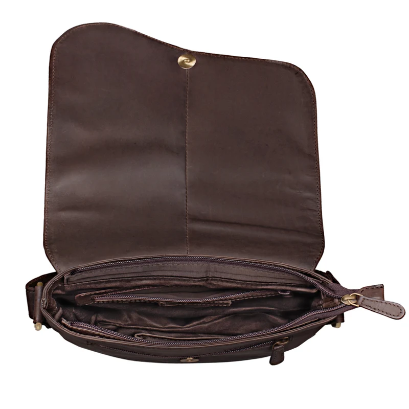 "Amelio" Vintage Leder Umhängetasche