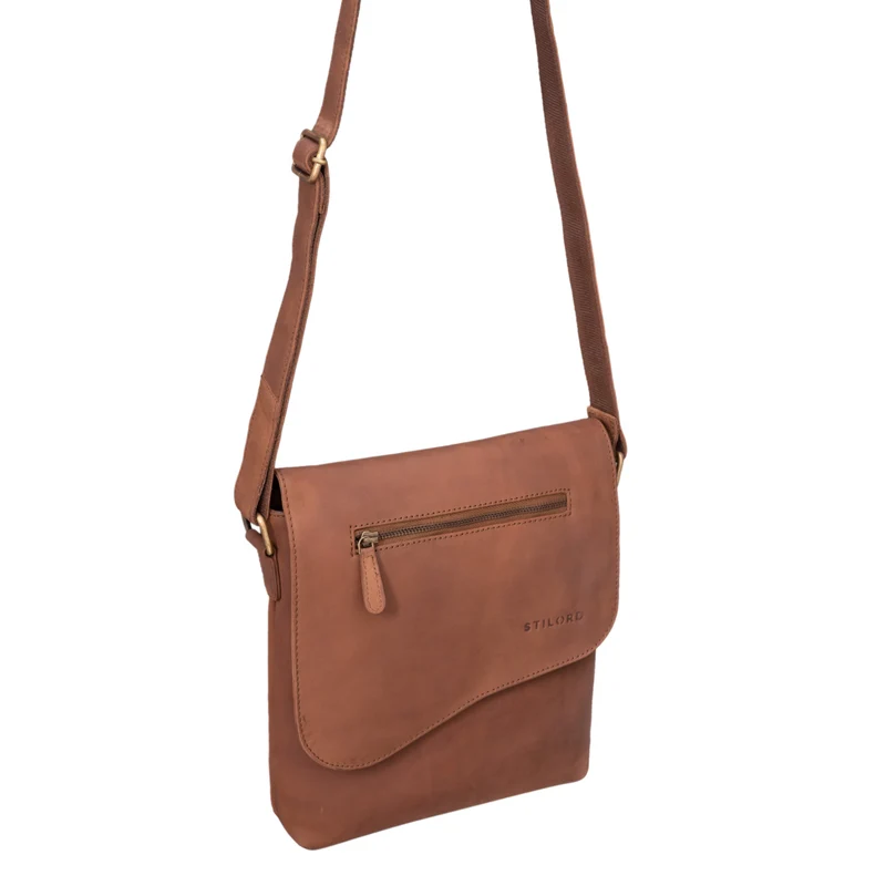 "Amelio" Vintage Leder Umhängetasche