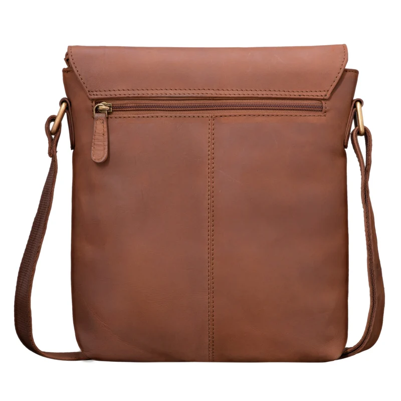 "Amelio" Vintage Leder Umhängetasche