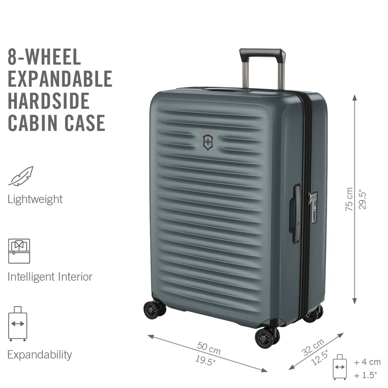 Victorinox Airox Advanced - 4-Rollen-Trolley L 75 cm erw. (storm)