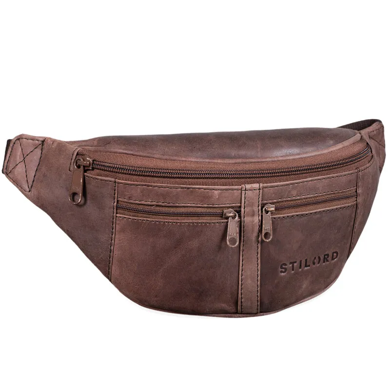 "Echo" Vintage Bauchtasche Hüfttasche Leder