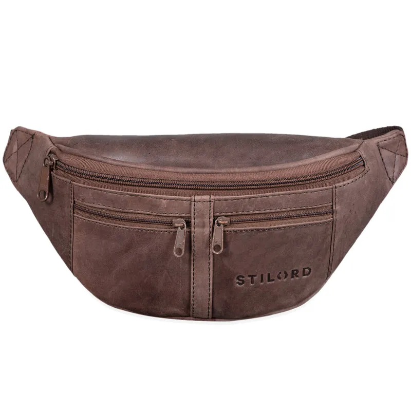"Echo" Vintage Bauchtasche Hüfttasche Leder