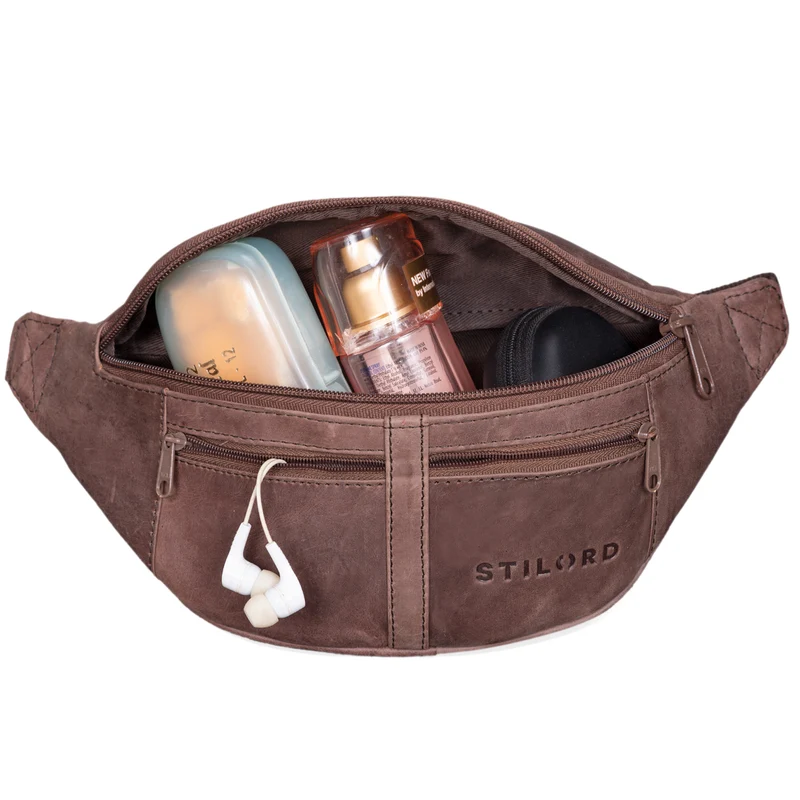 "Echo" Vintage Bauchtasche Hüfttasche Leder