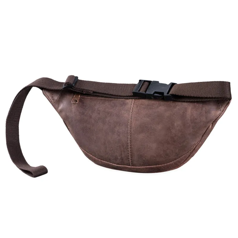 "Echo" Vintage Bauchtasche Hüfttasche Leder