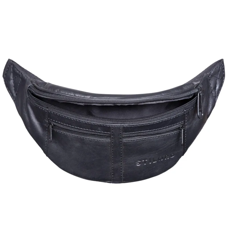 "Echo" Vintage Bauchtasche Hüfttasche Leder