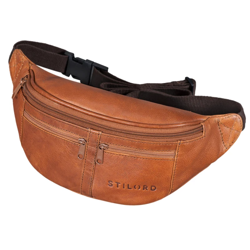 "Echo" Vintage Bauchtasche Hüfttasche Leder
