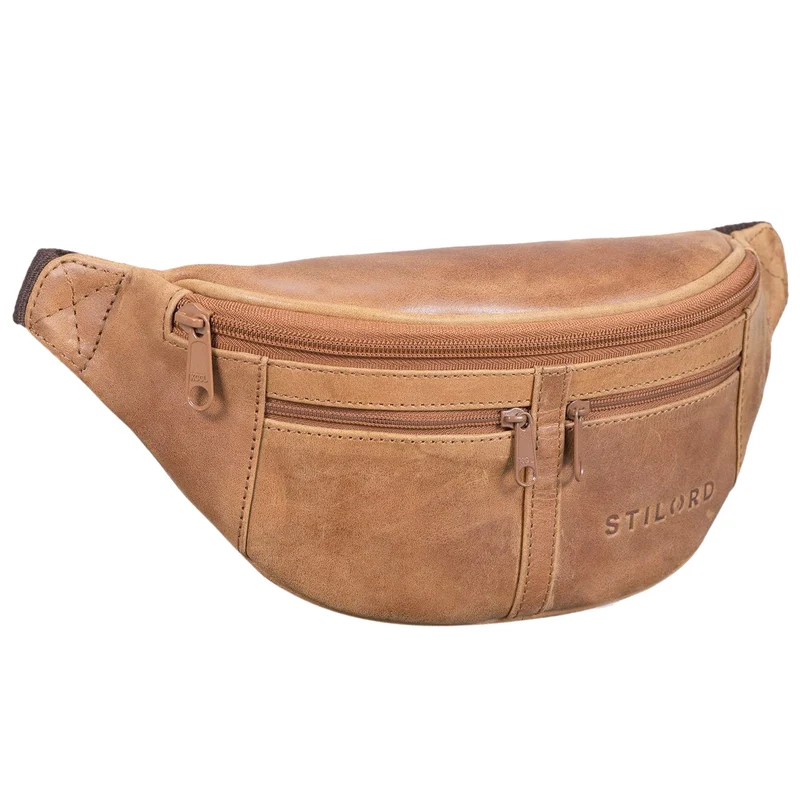 "Echo" Vintage Bauchtasche Hüfttasche Leder